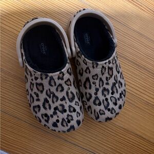 Crocs Leopard Print Clogs